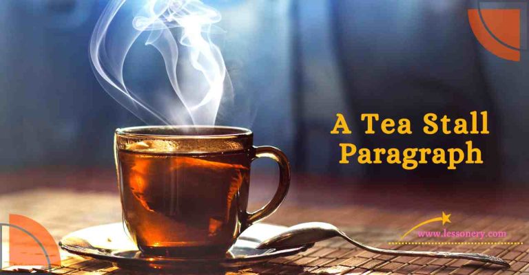 A Tea Stall Paragraph