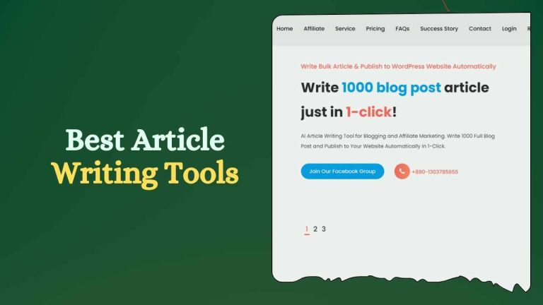 Best Article Writing Tools Affpilot